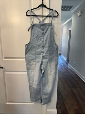Jordache Light Blue Denim Overalls Jumpsuit